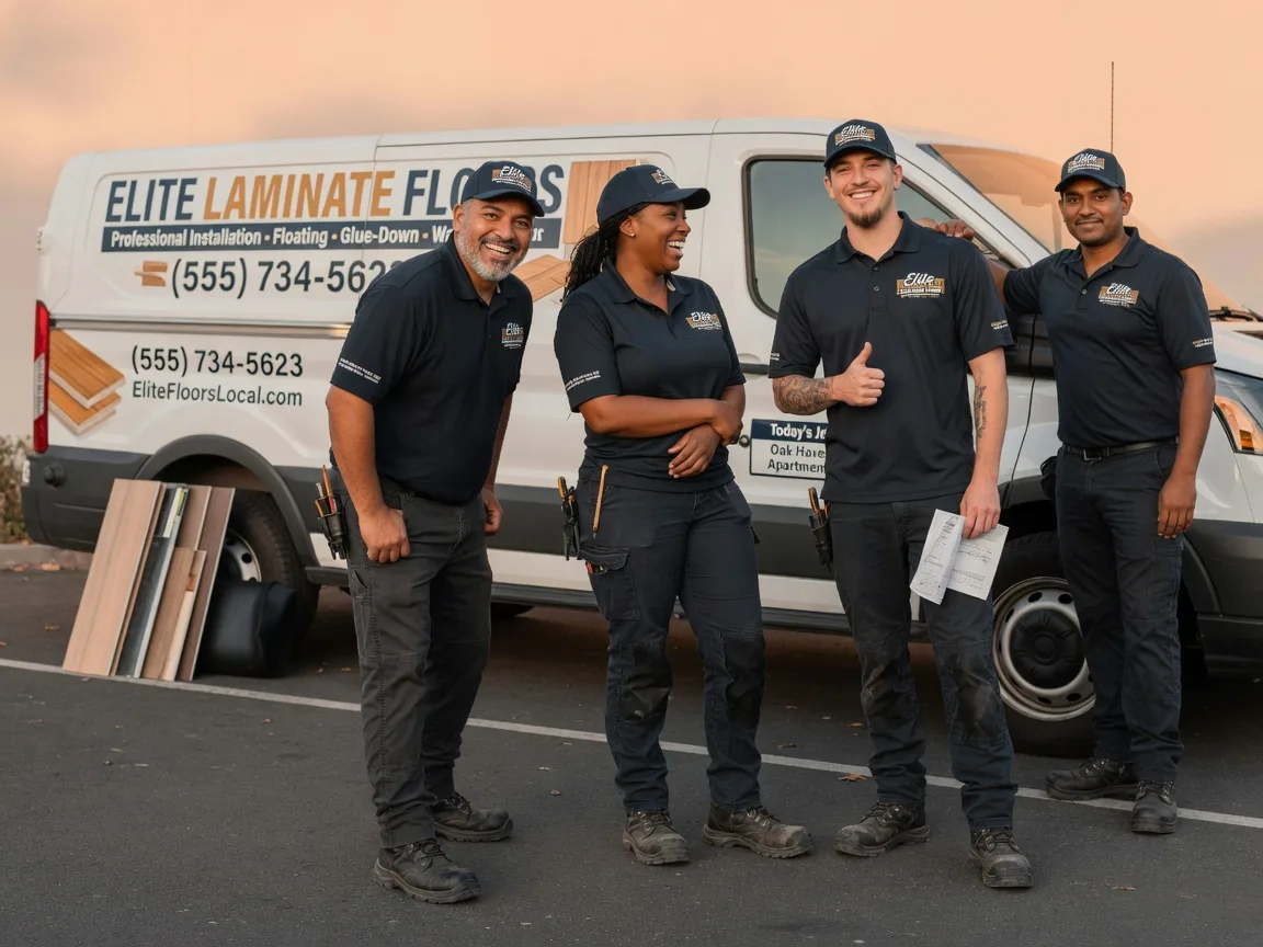 Laminate flooring installation company in Fittstown, OK